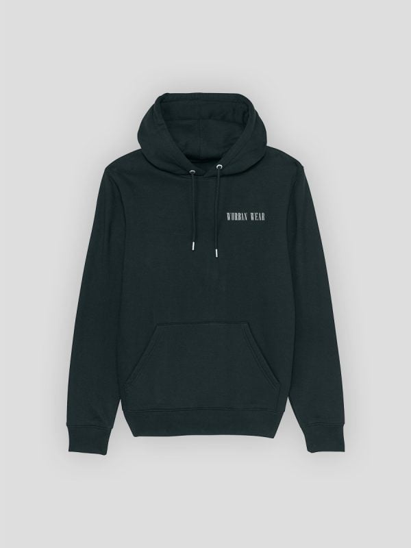 een inspirerende oversized hoodie van Wurban Wear met de stoic quote warrior of the mind