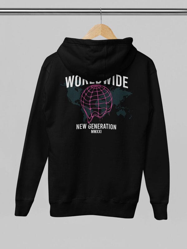 Worldwide new generation oversized hoodie van Wurban Wear