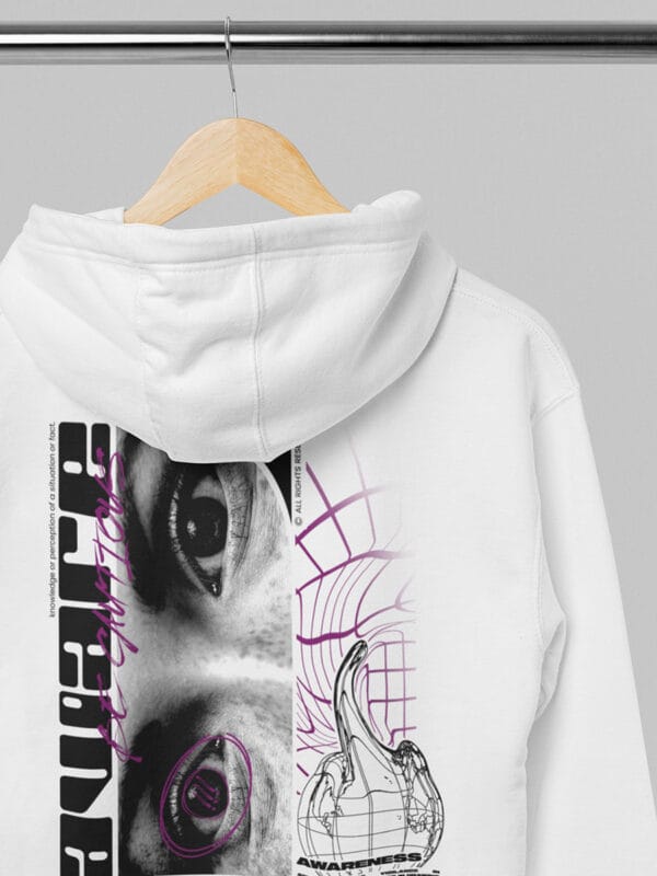 Be aware streetwear oversized hoodie van Wurban Wear